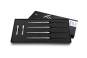 Tischgedeck - Gense Chopsticks Focus de Luxe 23 cm 6 pieces Black/Matte - 20489