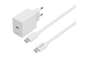 Handys - Adapter und Ladegeräte - Deltaco USBC-AC146 Power Adapter - USB-C - 20 Watt - USBC-AC146