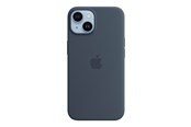 Handys - Cover & Cases - Apple iPhone 14 Silicone Case with MagSafe - Storm Blue - MPRV3ZM/A