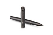 Utensilien zum Schreiben und Zeichnen - Parker IM Monochrome Rollerball | schwarze Tinte | Oberfläche und Zierteile in Dunkelgrau-Metallic | feine Spitze | Geschenkbox - 2172960