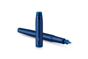 Utensilien zum Schreiben und Zeichnen - Parker IM Monochrome Füller | Oberfläche und Zierteile in Blau | Füllfederhalter mit mittlerer Feder und blauer Tinte | Geschenkbox - 2172964