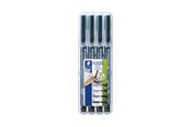 Utensilien zum Schreiben und Zeichnen - Staedtler OHP pen Lumocolor SFMB 4pcs walletm - 31-9WP4GS