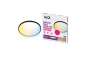Smart-Home - WiZ SuperSlim Smart Ceiling Light Black 22W Tunable White & Dimmable - 929003226801