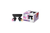 Smart-Home - WiZ Imageo 4x Adjustable Smart Spotlight with Square Plate Tunable White & Color Black - 929003211401