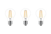 LED-Birnen - Philips LED-Lampe Classic 7W/827 (60W) Clear 3-pack E27 - 929001815093