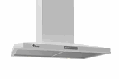 Dunstabzugshauben - THERMEX Decor 787 Wall, 700 mm, With motor, White - 527.41.7871.2