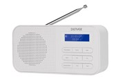 DAB, Netzwerk und Radiowecker - DENVER DAB-42 - DAB portable radio - DAB/DAB+/FM - Mono - DAB-42WHITE