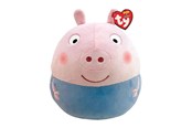 Plush - Ty  SquishaBoo George Pig 25 cm - 0008421393169