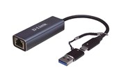 Netzwerkadapter (Netzkarte, Druckserver, u.s.w.) - D-Link DUB-2315 - network adapter - USB-C / Thunderbolt 3 - 2.5GBase-T x 1 - DUB-2315