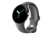 Smartwatches, Pulsuhren, Sportuhren & Schrittzähler - Google Pixel Watch LTE - Polished Silver with Charcoal Band - GA04303-DE