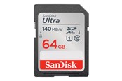 Speicherkarten - SANDISK Ultra SD - 140MB/s - 64GB - SDSDUNB-064G-GN6IN