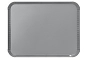 Konferenz und Präsentation - Nobo magnetisches Whiteboard, schmaler, silberner Rahmen 28 x 22 cm Silber - QB05142CD
