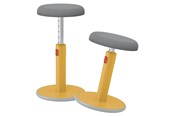 Ergonomie - Leitz Ergo Cosy Active Sitz- & Stehhocker 2-in-1 Warmes Gelb - 65180019