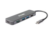 Dockingstationen - D-Link DUB-2327 - docking station - USB-C / Thunderbolt 3 - HDMI - DUB-2327