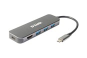 Dockingstationen - D-Link DUB-2333 - docking station - USB-C / Thunderbolt 3 - HDMI - DUB-2333