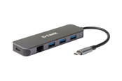 Dockingstationen - D-Link DUB-2334 - docking station - USB-C - HDMI - GigE - DUB-2334