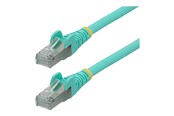 Netzwerk - Kabel - StarTech.com 2m CAT6a Ethernet Cable - 2 m - aqua - Blau - 2m - NLAQ-2M-CAT6A-PATCH