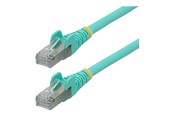 Netzwerk - Kabel - StarTech.com 5m CAT6a Ethernet Cable - patch cable - 5 m - aqua - Blau - 5m - NLAQ-5M-CAT6A-PATCH