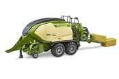 Spielzeugauto - Bruder Krone Big Pack 1290 HDP VC with 2 square bales of hay - BR2033