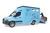 Spielzeugauto - Bruder Mercedes-Benz Sprinter Tiertransporter mit Pferd Spielzeug - 02674