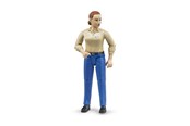 Spielzeugauto - Bruder Woman light skin blue jeans - BR60408