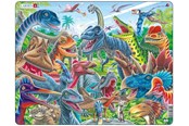 Puzzle - Larsen Puzzles Cheerful Dinosaurs - LA-CZ4