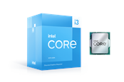 CPU - Intel Core i3-13100F Raptor Lake CPU - 4 Kerne - 3.4 GHz - Intel LGA1700 - Intel Boxed (mit Kühler) - BX8071513100F