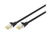 Netzwerk - Kabel - DIGITUS patch cable - 50 cm - black - Schwarz - 0.5m - DK-1644-A-005-BL-10