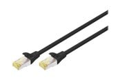 Netzwerk - Kabel - DIGITUS patch cable - 50 cm - black - Schwarz - 0.5m - DK-1644-A-005-BL-10