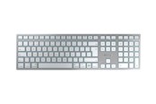 Tastaturen - Cherry KW 9100 SLIM - Tastaturen - Deutsch - Silber - JK-9110DE-1