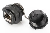 Netzwerk - Kabel - DIGITUS CAT 6 Keystone Bulkhead Couplers - Schwarz - DN-IND-C6-C