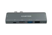 Dockingstationen - Canyon DS-5 - docking station - USB-C - 7-slot - HDMI - CNS-TDS05B