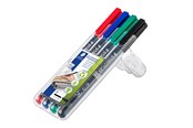 Utensilien zum Schreiben und Zeichnen - Staedtler Universal pen Lumocolor perm B 4pcs - 314 WP4