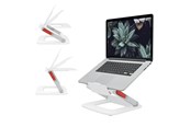 Systemzubehör - Leitz Ergo Verstellbarer Multi-Winkel Laptopständer, 63% recycelter Kunststoff, Weiß - 64240001