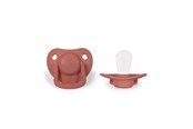 Babypflege - Filibabba Pacifiers 2-pack - Coral 0-6 months - FI-PH055