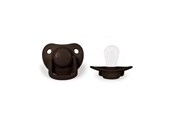 Babypflege - Filibabba Pacifiers 2-pack - Chocolate 0-6 months - FI-PH011