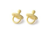 Babypflege - Filibabba Silicone pacifier 2-pack - Pale banana - FI-01673