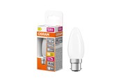 LED-Birnen - Osram LED-Lampe LED Comfort candle frosted 470lm 3.4W/927 (40W) B22d dimmable B22d - 4058075602816