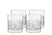 Tischgedeck - Luigi Bormioli Mixology textures Water glass/whiskey glass 10 cm 38 cl 4 pcs. Clear - 17355