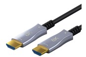Display Kabel - Pro HDMI 2.1 Hybrid - 10m - Schwarz - HDMI21BAOC-10