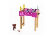 Puppen & Zubehör - Barbie Mini Playset With Pet Accessories And Working Foosball Table - GRG77