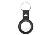 Handys - Anderes Zubehör - KeyBudz Leather Keyring for AirTag - AT_S1_BLK