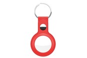 Handys - Anderes Zubehör - KeyBudz Leather Keyring for AirTag - AT_S1_RED