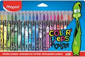 Utensilien zum Schreiben und Zeichnen - Maped Color'Peps Monster Felt-pens x 24 - 845401