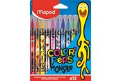 Utensilien zum Schreiben und Zeichnen - Maped Color'Peps Monster Felt-pens x 12 - 845400