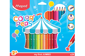 Utensilien zum Schreiben und Zeichnen - Maped Color'Peps My first Jumbo Colour pencils x24 - 834013
