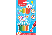 Utensilien zum Schreiben und Zeichnen - Maped Color'Peps My first Jumbo Colour pencils x12 - 834010