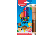 Utensilien zum Schreiben und Zeichnen - Maped Color'Peps World Colour pencils x15 - 832071