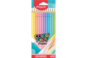 Utensilien zum Schreiben und Zeichnen - Maped Color'Peps Pastel Colour pencils x12 - 832069
