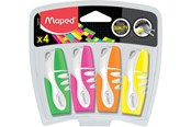 Utensilien zum Schreiben und Zeichnen - Maped Fluo'Peps Pocket Soft Highlighters x4 - 742777